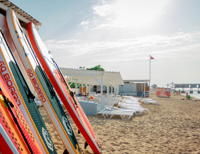 Оборудованный пляж - СКК Family Resort / Фэмили Резорт